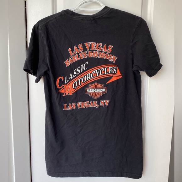 Harley Davidson Las Vegas Graphic Tee (S/M) - Picture 3 of 8